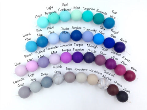 Silicone Wholesale--Mix & Match--19mm Bulk Silicone Beads--50 – USA Silicone  Bead Supply Princess Bead Supply